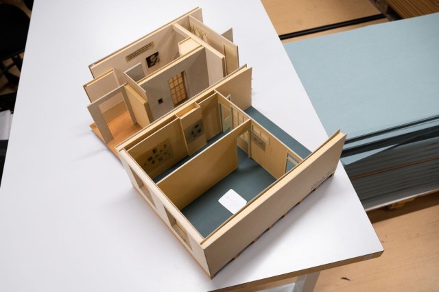 Model of the Secret Annex in Anne Frank's House, by Marijke van der Wijst and Ineke Ginneke. Donated by Bureau Van Der Wijst Interieurarchitecten VOF, 2022.