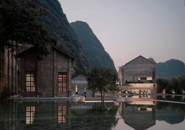 Dong Gong, Shengliang Su, Vector Architects. Alila Yangshuo Hotel, Yangshuo, Guilin, Guangxi, China. 2013–17. Gift of Dong Gong/Vector Architects. Photo: Shengliang Su