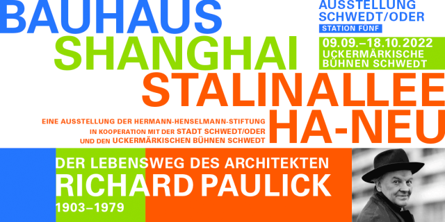 Bauhaus Shanghai Stalinallee Ha-Neu, Quelle: Hermann Henselmann Stiftung