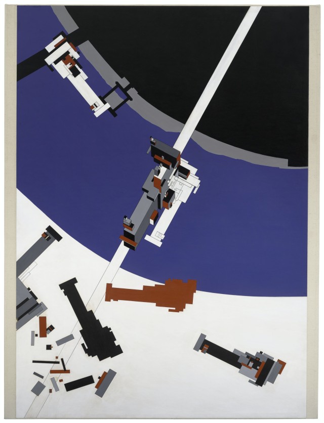 Zaha Hadid, Horizontal Tektonik, Malevich’s Tektonik, London, 1977. | © Zaha Hadid Foundation. Photograph: Don Ross