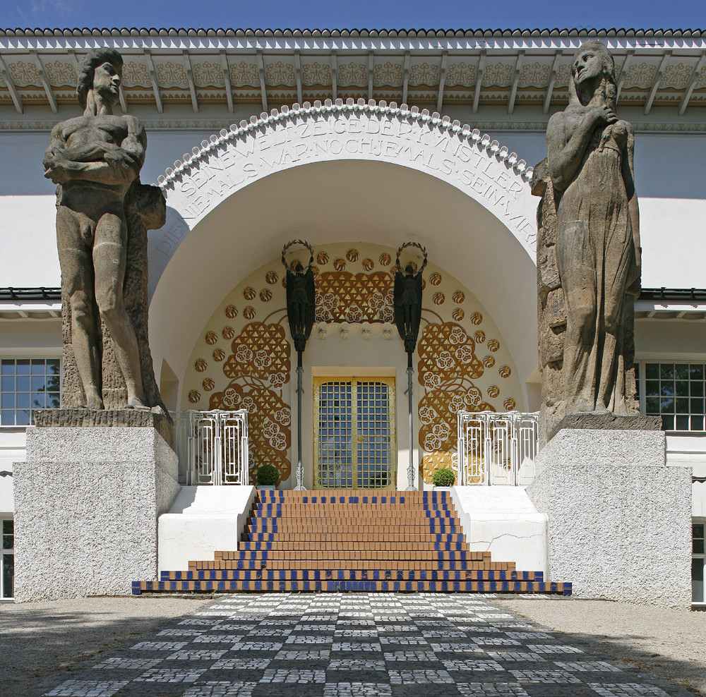 Jugendstiljuwel Museum Künstlerkolonie, Südfassade, Mathildenhöhe Darmstadt © Ulli Emig/Mathildenhöhe Darmstadt, 2007