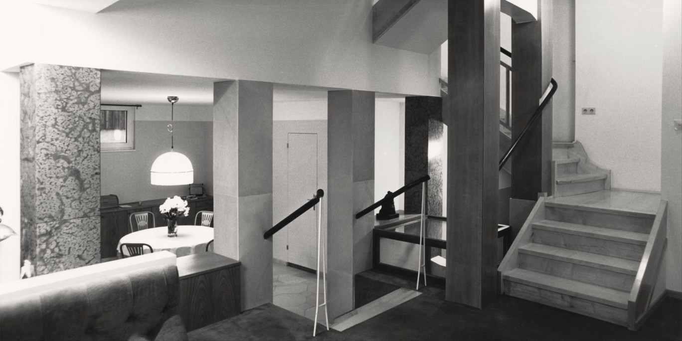 Hermann Czech, Haus M., Einblick, Schwechat, 1977–1981 © Architekturzentrum Wien, Sammlung, Foto: Harald Schönfellinger