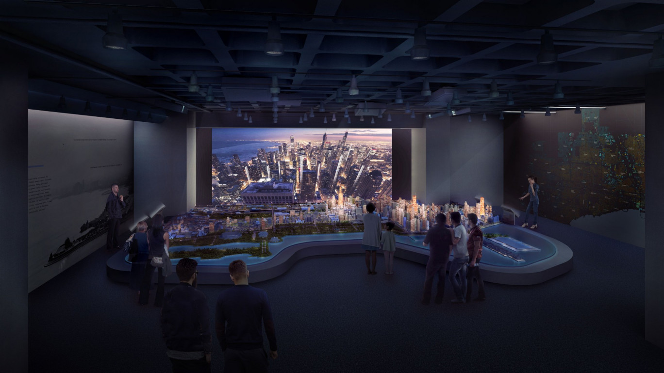 Chicago City Model Experience © Chicago Architecture Center