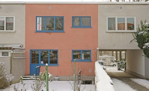 Ernst-May-Haus, Im Burgfeld 136, Gartenseite © Ernst-May-Gesellschaft e. V.