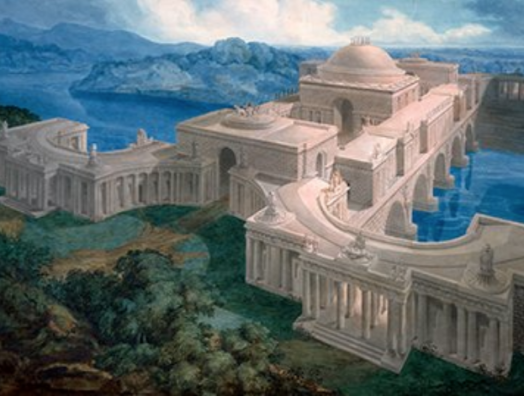 Die klassischen Ordnungen, Quelle: Tchoban Foundation, Abbildung: Joseph Michael Gandy