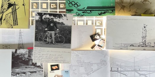 Archivmaterial Günter Behnisch, Foto: Fachgebiet Entwerfen und Gebäudetypologie