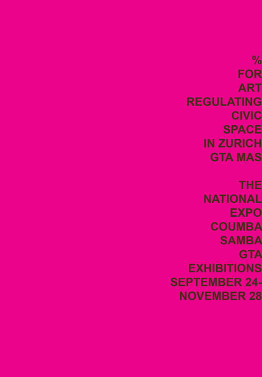 @ ETH Zürich, gta exhibitions